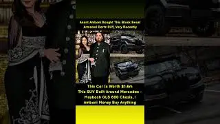 Anant Ambani , leaving car enthusiasts worldwide in awe. 🖤🚙💰#AnantAmbani #radhikamerchant #mercedesm