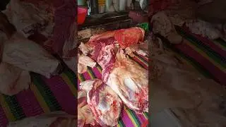 Historical meat market in Bangladesh. #shorts #historical #meatmarketbd #meatdisplay #butchershop
