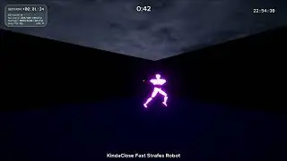 Kovaak - Kinda Close Fast Strafes Robot - 14.634