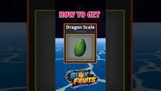 How To Get Dragon Scale In Blox Fruits | Roblox #bloxfruits #roblox #shorts