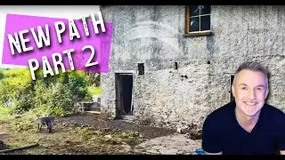 Building a New Path Beside the Granary &ndash; Part 2 | Clearing Roots & Laying Gravel by Hand