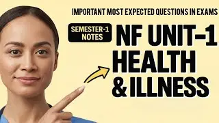 NF Unit&ndash;1 Health & Illness | Semester 1 Nursing Notes | Exam Important