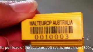 Container bolt seals from China