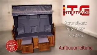 Strandkorb Ostsee 3-Sitzer &ndash; Aufbauanleitung Schritt f&uuml;r Schritt | Mr. Deko