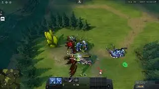 Mass Luna Rush with Mirana (Botacraft in Dota 2 Arcade)