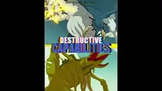 Double trouble | Crackler #vs Crustaceous rex | Cyber-zilla vs Chameleon #godzillatheseries #wis