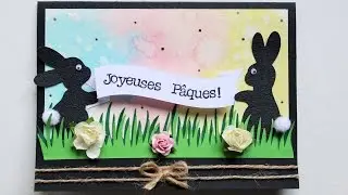 SCRAPBOOKING - Carte Pâques # 2 (Easter Card # 2)