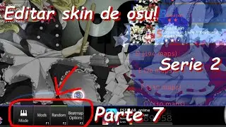 Editar skin de osu! - Parte 7 (Serie 2) - Los iconos de la seleccion de opciones del beatmaps
