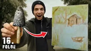 Ich mache TINTE aus PILZEN und male ein Bild! | Tag 16/100 autark