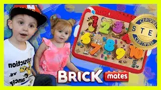 Learn Numbers for Children with Brickmates | Bubbas Adventure Show | Learn Numbers 0 - 10
