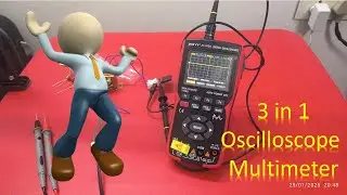 Oscilloscope multimeter 3 in 1 for AC mechanic
