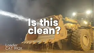Достаточно ли это чисто? Погрузчик CAT 992K