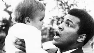 Muhammad Ali visits Hedge End near Southampton, 1971
