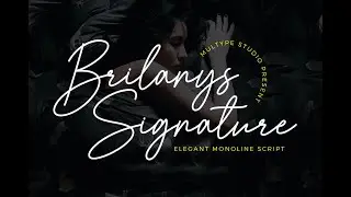 Brilanys Signature Font Download