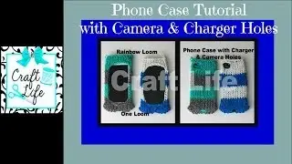Craft Life Rainbow Loom Phone Case with Camera & Charger Holes ~ Fits iPhone iPod