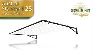Austral Standard 28 Fold Down Clothesline Product Video