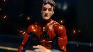 Spiderman vs. Jack o Lantern (stop motion short)