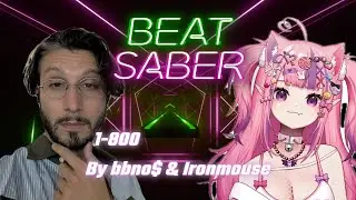 [Beat Saber] 1-800 (ft. Ironmouse) - bbno$ | #beatsaber #virtualreality #vr #ironmouse #bbnomoney 