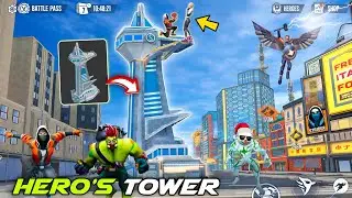 Hero's Tower in Spider Fighter 3🗼 | SPF-3 New Big Tower Update🔥