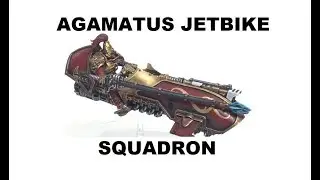 Painting Showcase: Legio Custodes Agamatus Jetbike Squadron On Gyrfalcon Jetbikes