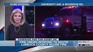 No injuries reported in structure fire in south Lubbock