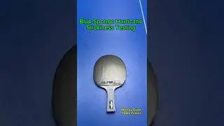 Blue Sponge Hurricane Stickiness Testing #shorts #tabletennisrubber #pingpong #tabletennis #keepup