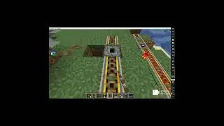 HOW TO BUILD A SIMPLE MINECRAFT TRANSPORT SYSTEM #minecraft
