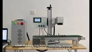 Laser marking pen, automatic.