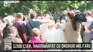 Szobi Cseh, inmormantat cu onoruri militare