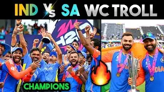 IND VS SA T20WC FINAL TROLLS 🔥🥵 | T20WC 2024 | VIRAT KOHLI HARDIK BUMRAH HITMAN | CRICKET TROLLS