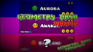 Geometry Dash Magma v1.0 by @GDBlackRed (ALL LEVELS 1-2.5 + COINS) [Geometry Dash Fangames]