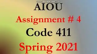 AIOU Code 411 Solved Asignment No.4 Spring 2021 || Subject: SOCIOLOGY-I || Level: Bachelor/BA