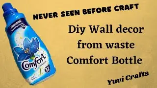 Wall Decor || Comfort Bottle Craft || DIY || Unique Home  Decor Ideas