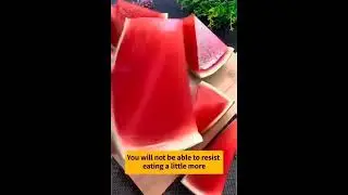 juicy red water melon jelly
