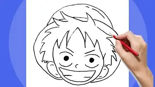 Wanted... How to Draw Luffy Easy | Step by Step | Draw Easy 100M