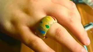 Grzywa.art/ How to make colored pencils ring