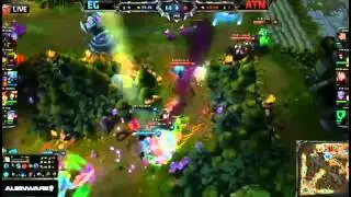 Yellowpete Caitlyn's Game Winning Quadrakill MUST SEE