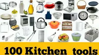 Kitchen vocabulary | 100 kitchen items | kitchen tools in English and Urdu