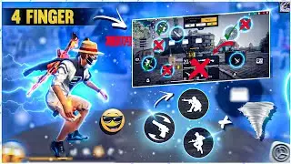 👌TOP 5 NEW 4 FINGER BEST CUSTOM HUD FOR DANGEROUS GAMEPLAY 🔥| 4 FINGER SETTING FREE FIRE 2023