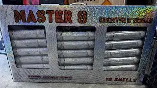 MASTER 8 canister shell firework 🧨🧨🔥💥 THE BIGGEST POSSIBLE 🤯