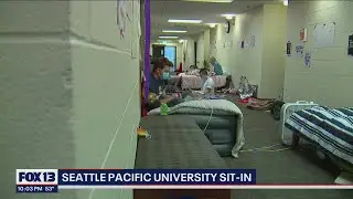 Seattle Pacific students protest LGBTQ+ hiring ban with weeklong sit-in | FOX 13 Seattle