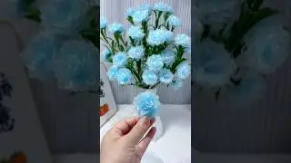 Мягкая роза из тюлевой ленты своими руками #ручнаяработа #подаркиручнойработы #цветы #подарок #ле...