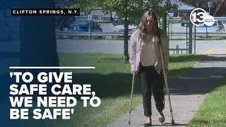After emergency room attack, hospital nurse joins others demanding changes
