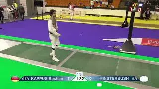 2022 352 T16 05 M F Individual NoviSad SRB ZCH GREEN FINSTERBUSH ISR vs KAPPUS GER