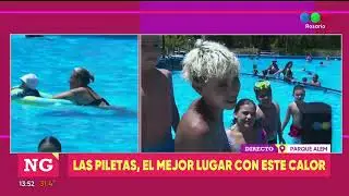 Calor, día ideal para pileta| TELEFE ROSARIO