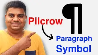 Paragraph Symbol in Word (MAC)