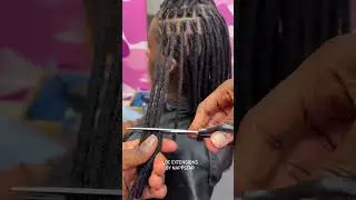 Instantly get to look you want with @fashion.dreads loc extensions color 1b ✨ book www.NappStar.com