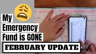 February Finance Update | NO SPEND, DEPLETED EMERGENCY FUND, TOTAL DEBT, EXTRA INCOME