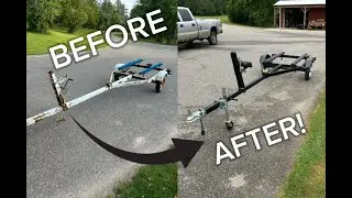 Budget Boat Trailer Restoration - Alumacraft 1236 Jon Boat Build Part 1