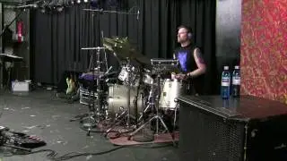 Sean Reinert soundcheck and 